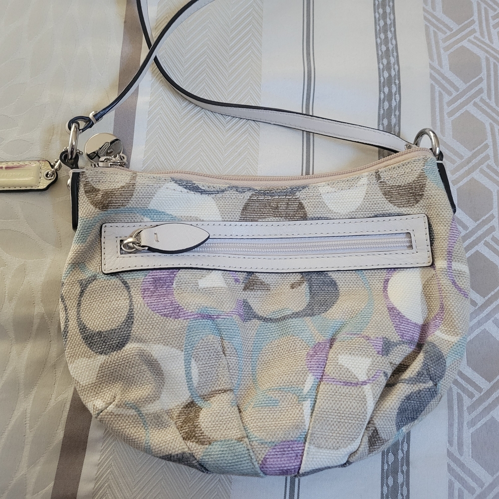 Coach Multicolor Signature Print Crossbody